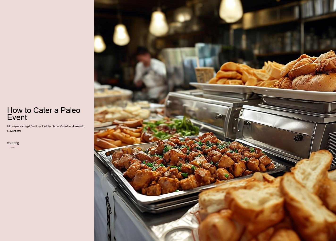 How to Cater a Paleo Event